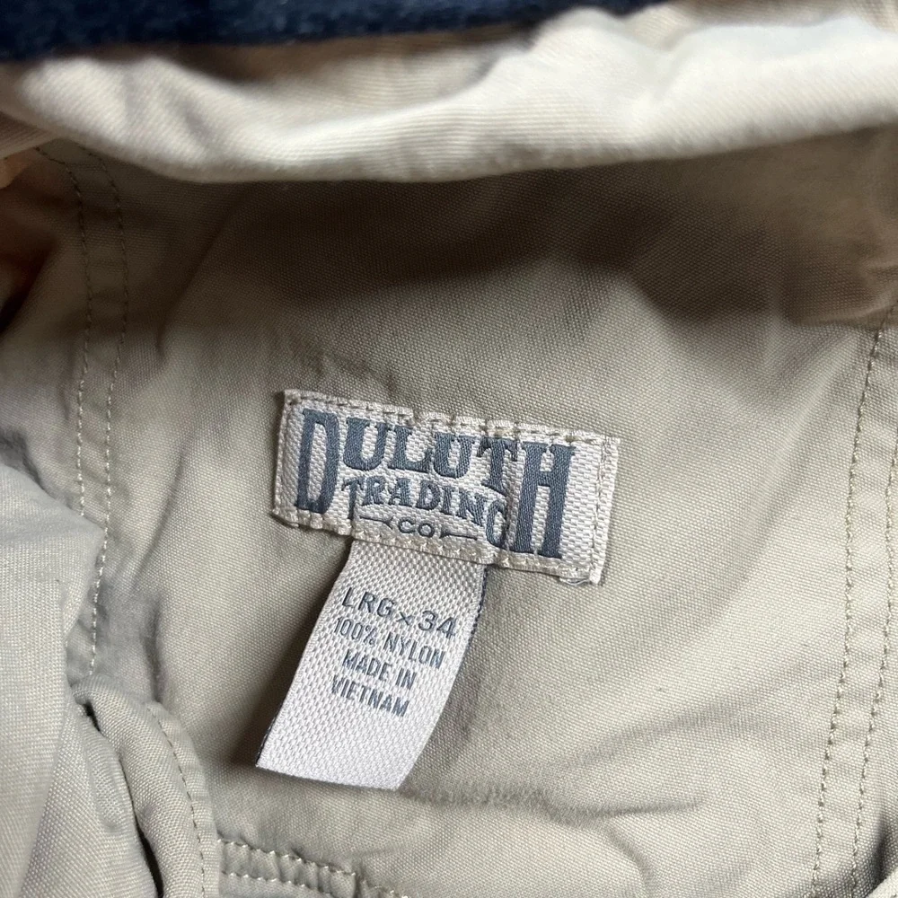 Duluth Trading Mens Tan Stretch Hiking Outdoor straight Leg Mens Pant LX34